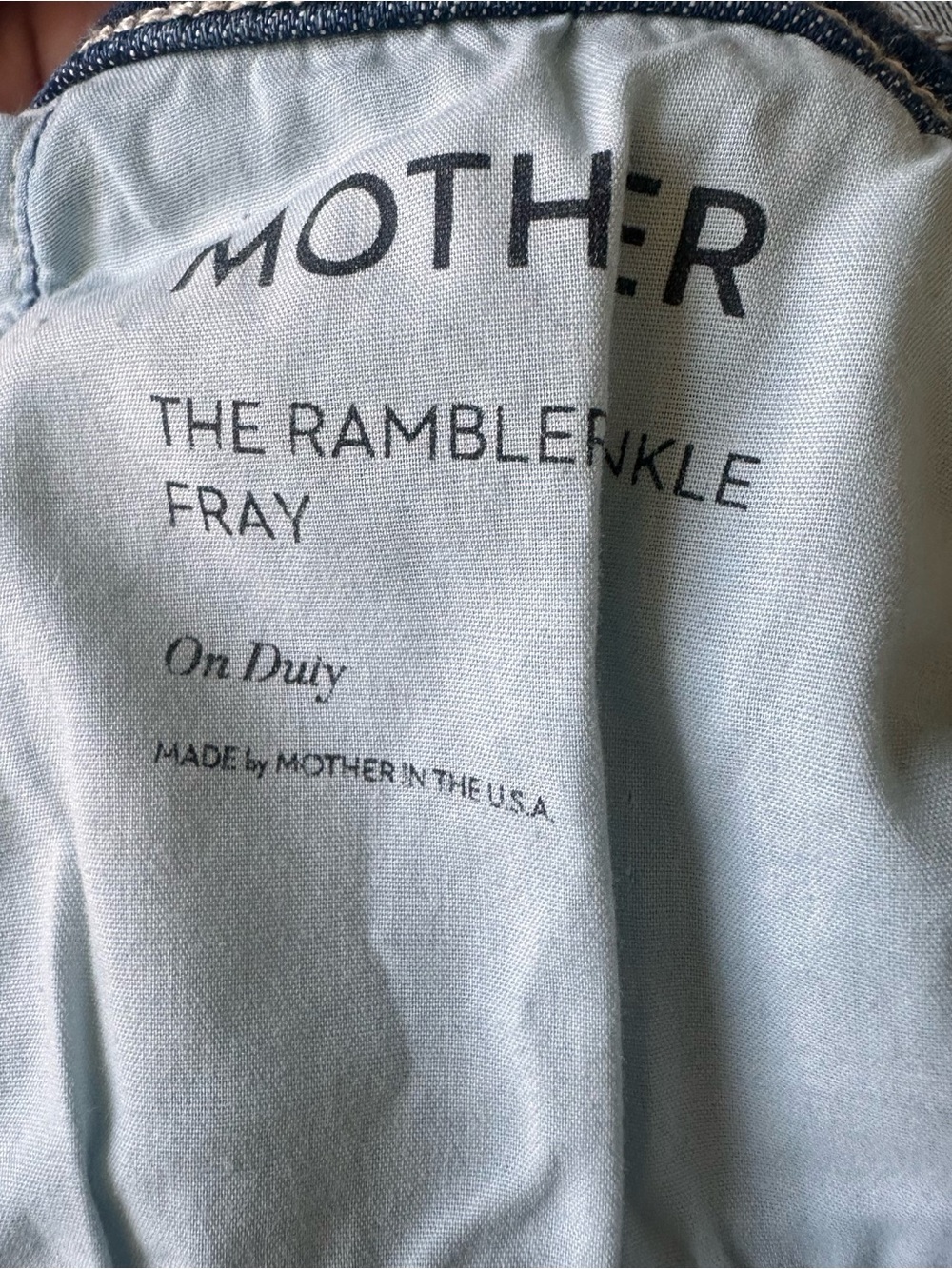 MOTHER Rambler Ankle Fray - Picture 7 of 12